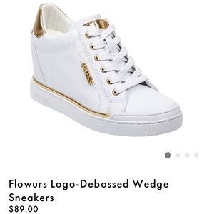 Guess high-top sneakers, womens size 9,5